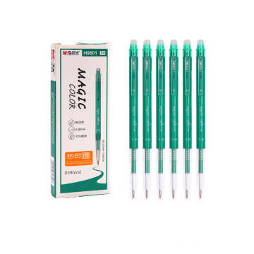 And Stal Encre Gel rétractable Pen 144PCS / Set Green Encre Eraable Neutral pour les fournitures de bureau scolaire